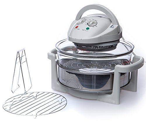 17L Halogenofen Heissluftofen Mini Backofen Heißluft Halogen Ofen +Erweiterung - 5
