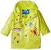 Wippette Baby Boys' Waterproof Hooded Bug Collection Raincoat Jacket, Acid, 12 Months