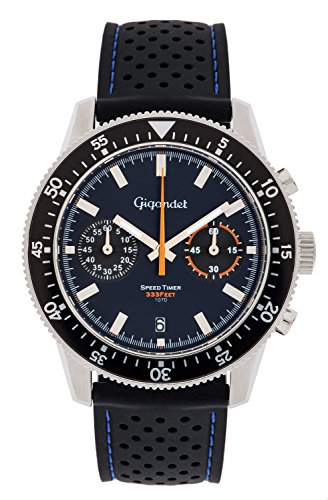 Gigandet Speed Timer Herren Armbanduhr Chronograph Analog Quarz Blau G7-002 Gigandet Speed Timer Herren Armbanduhr Chronograph Analog Quarz Blau G7-002