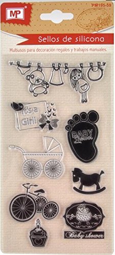 MP PM195-59 - Sellos para scrapbooking  transparente