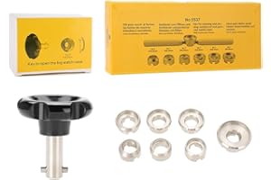Dioche Abridor de caja de reloj, perno de conexión, abridor de reloj con matriz de 18,5 – 36,5 mm, para Tudor, kit de reparación de reloj