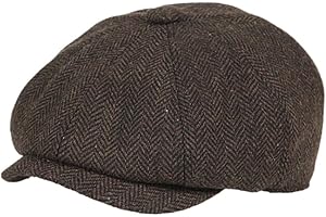 YAMEE Gorra de Beret Infantil de Mezcla de Lana,Boina Clásico y Retro para Niños,Gorra Plana Transpirable,Sombrero de Sol para Otoño y Primavera para Niños