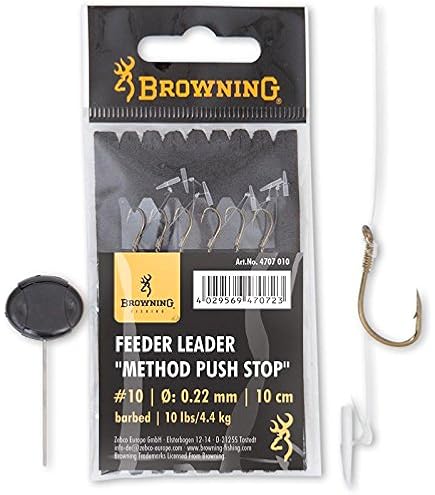 8 Terminali Mikado Method Feeder, Amo Con Rig Hair, HMFB12W, Misure Varie