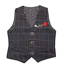 chaleco acolchado niño gris Paquete incluido:1*Chaleco LaoZanA Chaleco para Niño Chico Traje Formal De Fiesta Ceremonia Chaleco Gris