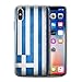 Produktbild Stuff4® Gel TPU Hülle/Case für Apple iPhone X/10 / Griechenland/Griechisch Muster/Flagge Kollektion