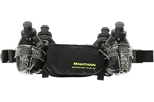 Nathan QuickStart Plus 40-1.2L Black Hydr-Belts, Adults Unisex, 0, OS