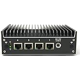 Protectli Vault Pro VP2410-4 Port, Firewall Micro Appliance/Mini PC - Intel Celeron J4125, DDR4 RAM, M.2 SSD Storage, AES-NI,