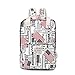 Produktbild Qearly Multifunktions Outdoor Canvas Rucksack Kinderrucksack Backpack Daypack Multifunktionstasche Reisetasche-Flagge