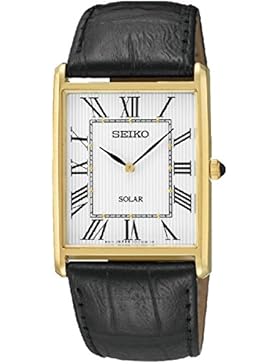 Seiko Herrenuhr Analog Quarz mit Lederarmband – SUP880P1