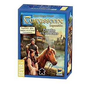 Devir – Carcassone Expansión Posadas y Catedrales, Juego de Mesa para la familia y amigos – Para +8 años – (BGCARPO)