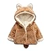 Produktbild Hleigen Baby Jungen Mädchen Lange Ärmel Behalten Warm Mit Kapuze Mantel Kleider Schneeanzug Säugling Winter Oberbekleidung Jacke Kleinkind Dick Für den Herbst Vlies Spielanzug