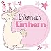 Produktbild Bilderwelten Wandtattoo NICI Lama als Einhorn Sticker Wandtattoo NICIs Wandsticker Wandbild Größe: 120cm x 120cm
