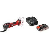 Einhell TP-MG 18 Li BL - Solo, Ak&uuml;l&uuml; Raspalama Makinesi ve Einhell 18V 2,5 Ah PXC Starter Kit (Başlangı&ccedil; Seti)