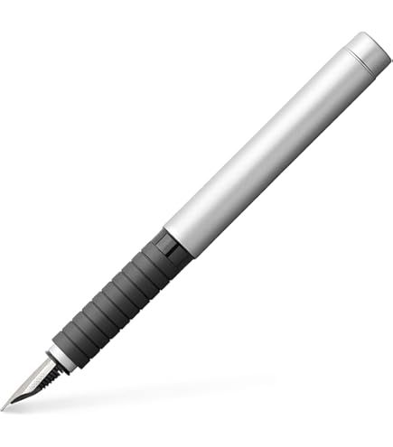 Faber-Castell 148821 - fountain pen Basic Black Carbon, spring F, black