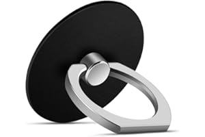 Soporte para teléfono móvil MuStone, Soporte para Timbre para teléfono Celular, Soporte Redondo de Metal con Forma de rotación de 360 Grados para iPhone Series, Samsung Galaxy Series, Huawei Series