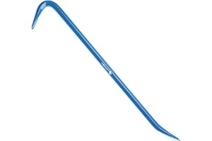 HÖGERT TECHNIK Pied de biche hexagonal en acier au carbone, effet de levier optimal et résistance à la flexion, 1000 x 19 mm, dureté HRC 42-48