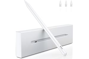 VARIGLAS Pencil 2° generazione per iPad (2018 – 2024), penna per Apple con carica rapida Palm Rejection e sensibilità di inclinazione per iPad 6 – 10, per iPad Pro 13''/12,9''/11'', Mini 6/5, Air 5/4/3