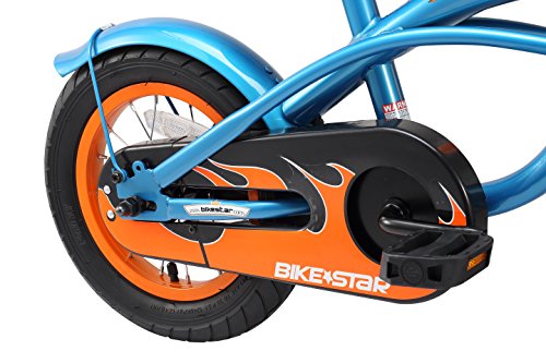 BIKESTAR® Premium Design Kinderfahrrad für coole Kids ab 3 Jahren ★ 12er Deluxe Cruiser Edition ★ Champion Blau - 7