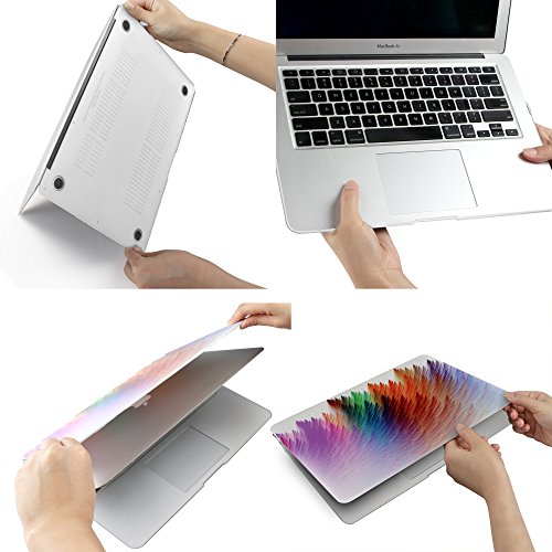 iDOO MacBook Schutzhülle / Hard Case Cover Laptop Hülle [Für MacBook Air 13 Zoll: A1369/A1466] – matt, Paintbrush - 6