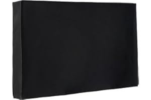 Amazon Basics Housse de Téléviseur d’Extérieur Imperméable de, pour 48 - 50 pouces Téléviseurs à Écran Plat, 119,4 x 13,7 x 75,4 cm, Noir