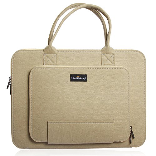 Sidiou Gruppe Mode Laptop Tasche Tablet PC Paket Laptop-Hülle wasserdichtes Gewebe Tasche Mode Laptop Tasche Tablet PC Paket Laptop-Hülle wasserdichtes Gewebe Tasche (17 Zoll, khaki)