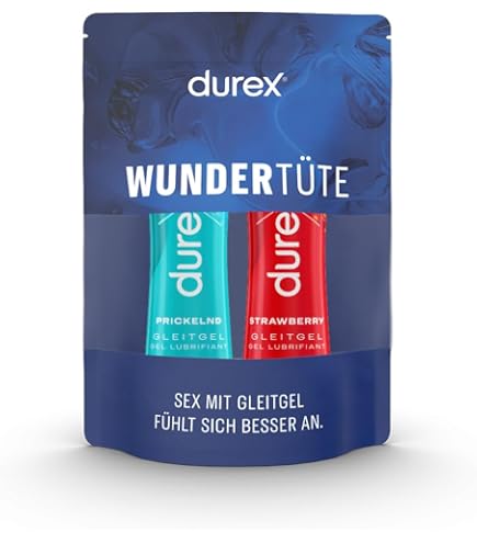 Durex Play Gleitgel Vielseitige Mixpackung fr Frauen & Mnner - Set mit  Gleitmittel auf Wasserbasis fr Sex, kondomgeeignet (2 x 50 ml) :  Amazon.de: Drogerie & Krperpflege