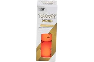 Volvik Vivid Golf Balls x Sleeve of 3 (Sherbert Orange)