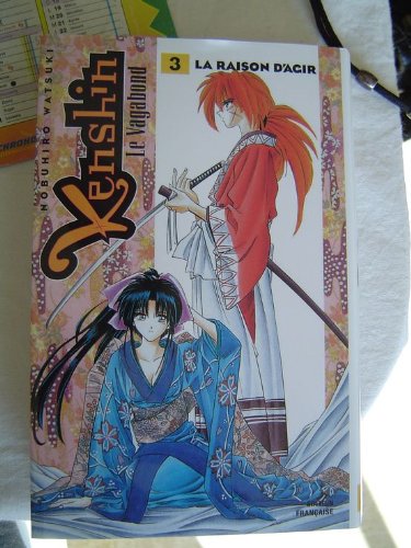 couverture de : Kenshin le vagabond tomes 3-4 :La raison d'agir - Les deu...