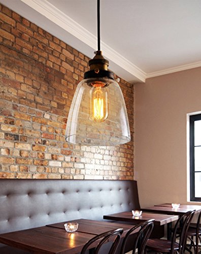 Preisvergleich Produktbild Natsen® Antik Restaurant Bar Pendelleuchten Amerikanischen Land kreative Kristallglas Kronleuchter Balkon treppe Leuchterlampe CD078 Birne als Geschenk