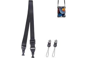 TECDW Bandoulière réglable à dégagement Rapide, Sangle en Nylon de Remplacement pour iPad, Appareil Photo, Jumelles, Sac d'ordinateur, Ordinateur Portable, étui de téléphone