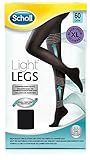 Scholl Light Legs Compression Tights 60 Den - Extra-Large, Black