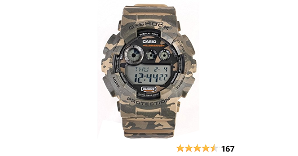 Casio Orologio Digitale Uomo con Cinturino in Resina GD-120CM-5ER : Casio:  Amazon.it: Orologi