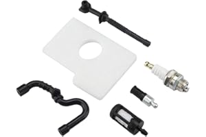 TOPINCN Air Fuel Oil Filter And Spark Plug Kit Replacement for Stihl 017 018 Ms170 Ms180 Engine Affordable Chainsaw Lawn Mowers Parts Accessories