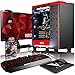 Produktbild VIBOX Armageddon RM770-587 Gaming PC Computer mit Spiel Bundle, 27 Zoll HD Monitor (4,9GHz Intel i7 8-Core, MSI Radeon RX 570 Grafikkarte, 16Go DDR4 RAM, 240GB SSD, 2TB HDD, Ohne OS)