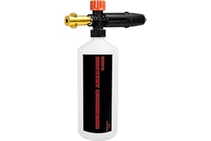 YAMATIC Snow Foam Lance for Karcher K Series K2 K3 K4 K5 K6 K7 Pressure Washer Gun, Adjustable Foam Cannon Soap Sprayer Bottle 1 Liter for Car Washing