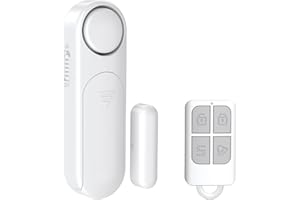 SECRUI Alarme Maison sans Fil, Alarme de Porte et Fenêtre 2 Modes Capteur sans Fil Magnétique pour Système de Sécurité Maison Sécurité Enfants Blanc