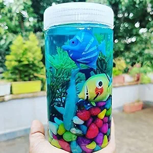 Awesome Place- The Parent BREAK DIY Under The Sea Creatures Mini-Aquarium Water Kit for Kids, Fun DIY Activity Sea Animal Ocean Themed Kit and Birthday Gift for Boys and Girls 2 - 7yrs | Pack of 1