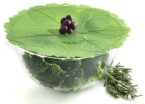 Charles Viancin Grape Luftdichter Deckel, Silikon, 28 cm, grün - 2