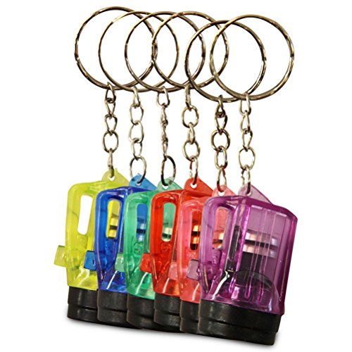 12 x Schlüsselanhänger Taschenlampe Lampe Vapor 4 cm - 2