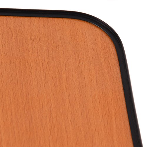 Laptoptisch Betttisch Sofatisch Krankentisch Notebookständer Laptopständer Notebooktisch höhenverstellbar Ablage-Tisch Beistelltisch Couchtisch Mit 4 Räder 2 Farben (Natur) - 7