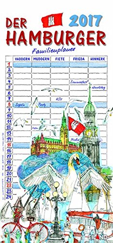 Der Hamburger 2017: Familienplaner fÃ¼r bis zu 5 Familienmitglieder.