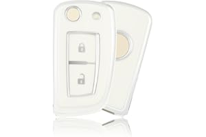 OFFCURVE Etui a Cle Voiture Coque Clé, Étui à Clés Couvre Clef Cache Clef Apte à Nissan Pulsar Micra Juke Qashqai X-Trail Rogue Murano Maxima Altima Geniss Quest Tiida Pathfinder Kicks Sunny Kashkay