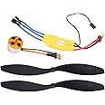 PenRux Drone Accessory, Drone Power Set Drone Motor Brushless Easy and Convenient Installation for Quadcopter Drone F450 F550 Frame