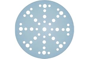 Festool 575162 Multi-Jetstream - 50 discos para lijadora - Granate - 150 mm de diámetro, 575163 0W, 0V