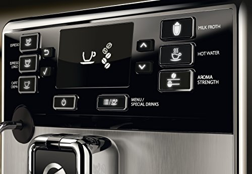 Saeco HD8924/01 PicoBaristo Kaffeevollautomat, AquaClean, automatischer Milchaufschäumer, silber - 3