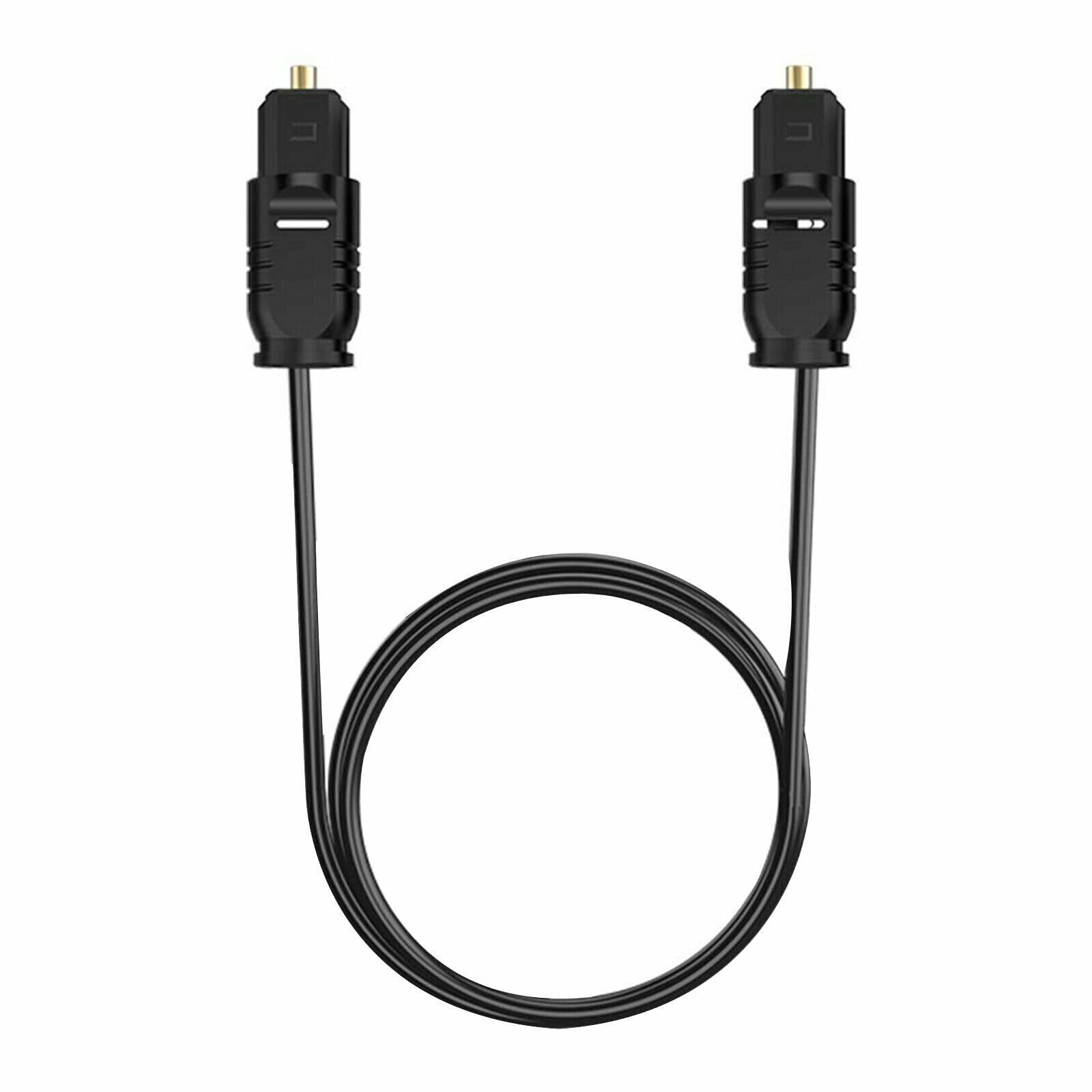 MESHIV Digital Optical Audio Cable - Toslink Cable Fiber Optic Cable For Home Theater, Sound Bar, TV, PS4, Xbox, Playstation & More (1.5 Meter-FOC150)