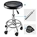 tinkertonk Faux PU Leather Massage Tattoo Beauty Salon SPA Manicure Swivel Gas Lift Stool Therapy Gas Stool Height Adjustable