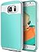 Produktbild Caseology Galaxy S6 Hülle, [Wavelength Serie] Schlanke Hülle mit Textur Doppelter Schutzschicht Sichere Haftung [Mint Grün - Mint Green] für Samsung Galaxy S6 (2015)