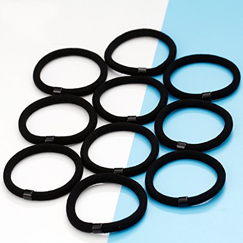 Xin Yu Yue Firm Bande de Caoutchouc élastique Haute tête de tête Simple (Couleur : Noir)