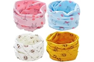 KEDIDO Kinder Schals Baby, Jungen Mädchen Schlauchschal Baumwolle, O-Ring Schlauchschal Jungen Mädchen Schal Halswärmer Nackenschals, Für Wandern,Einkaufen,Wandern,Camping